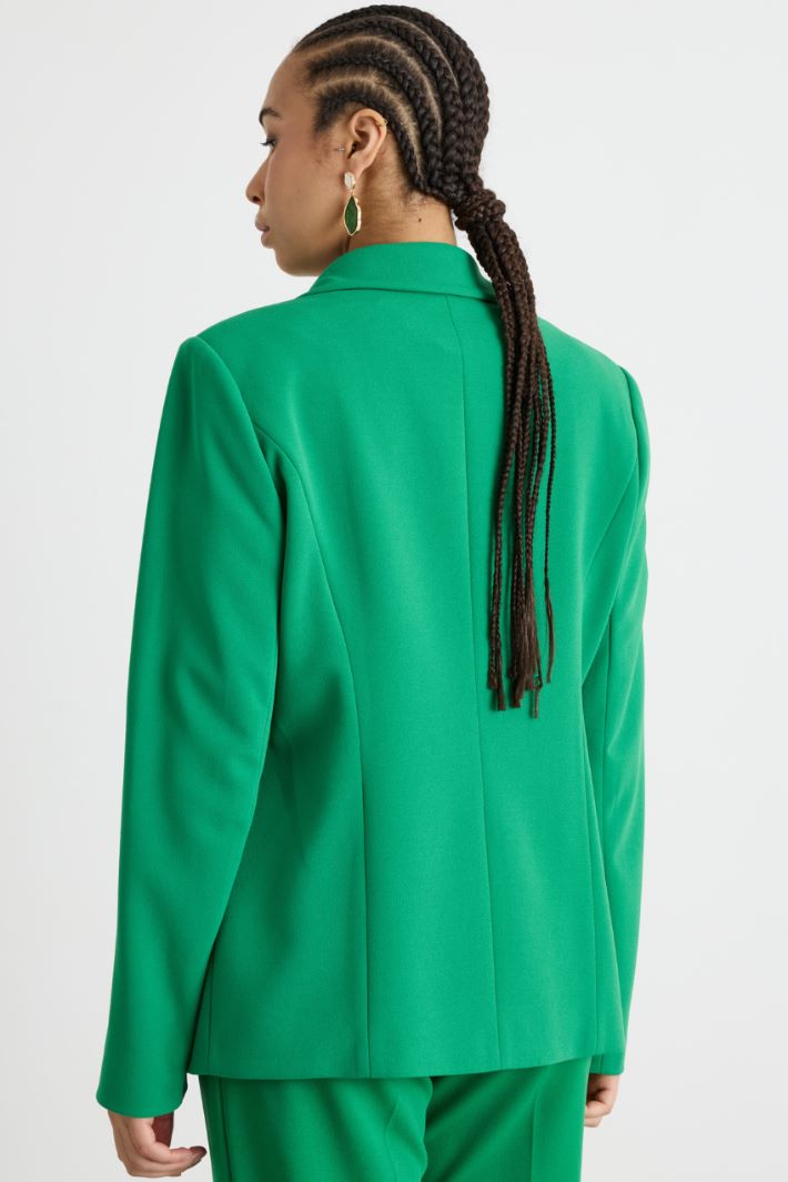 Blazer in jersey stretch Intrend - 4