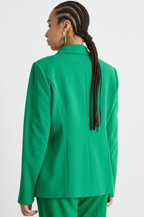 Blazer in jersey stretch