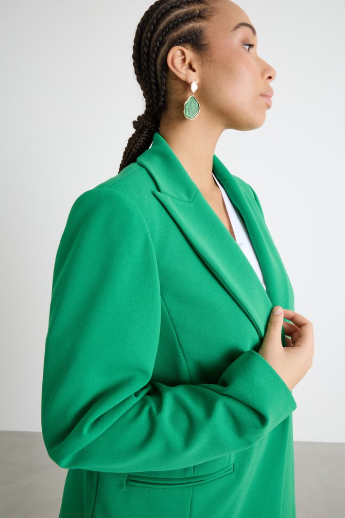 Blazer in jersey stretch Intrend - 3