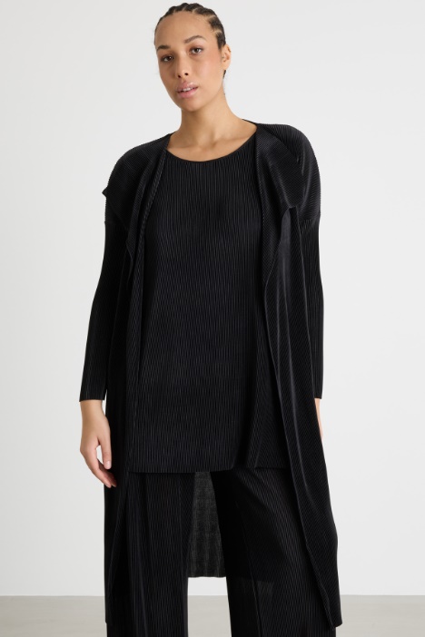 Giacca in jersey plissé Intrend