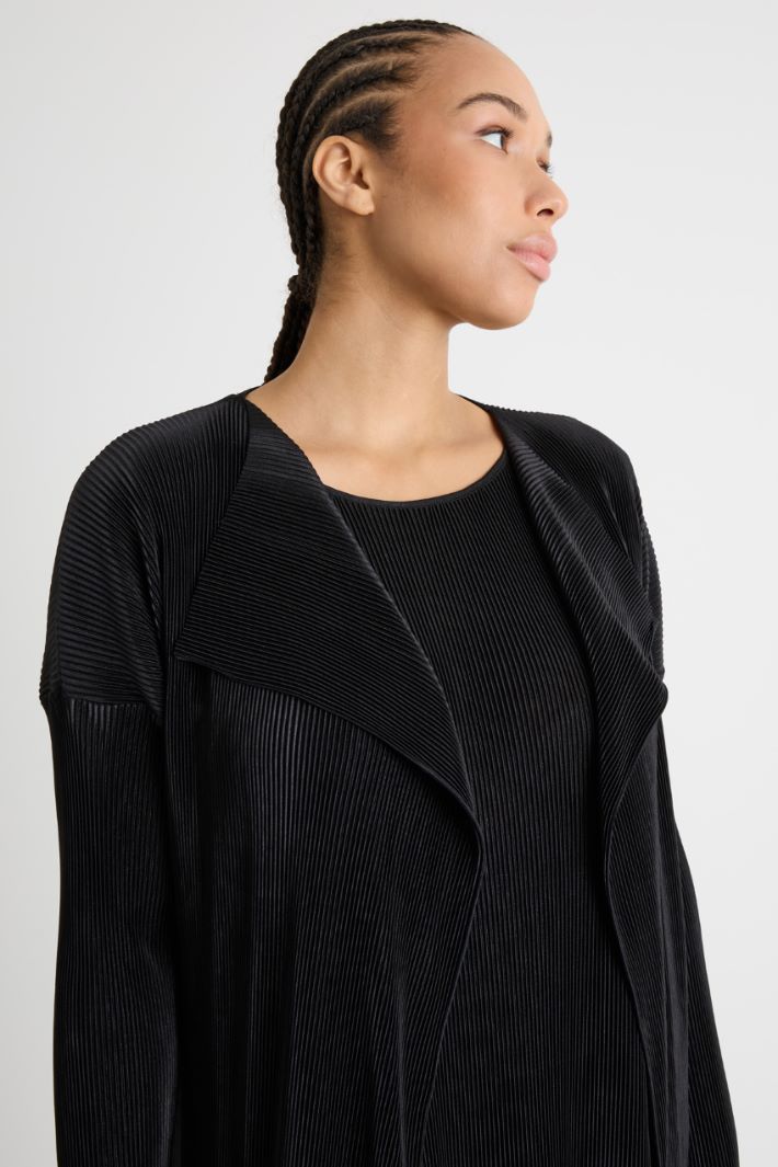 Giacca in jersey plissé Intrend - 3