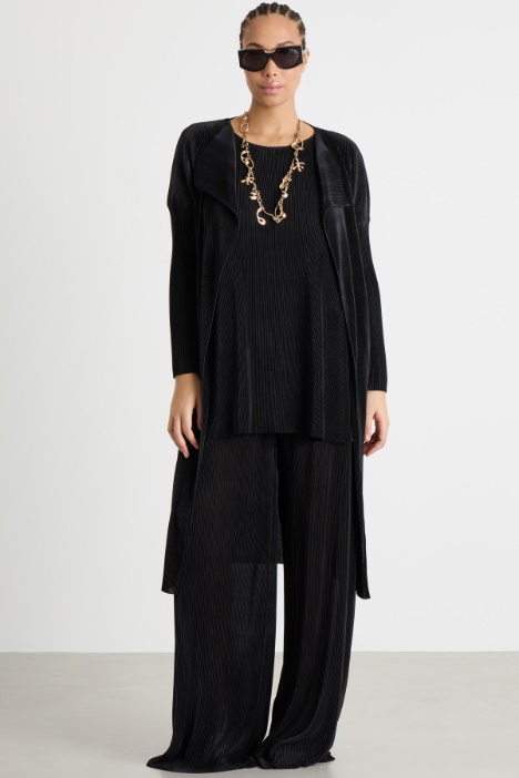 Giacca in jersey plissé Intrend