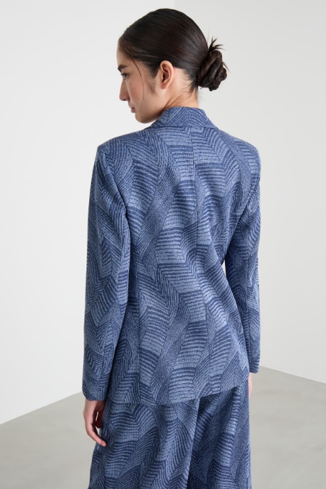 Blazer in jacquard