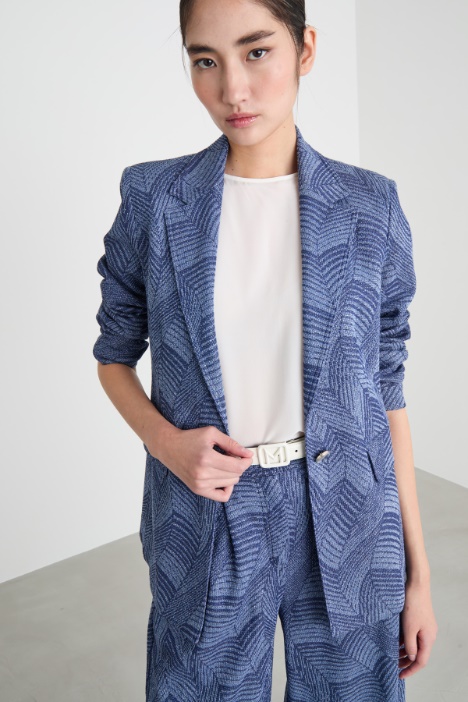 Jacquard blazer Intrend