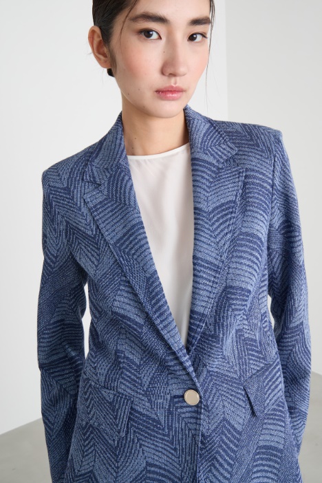 Blazer in jacquard