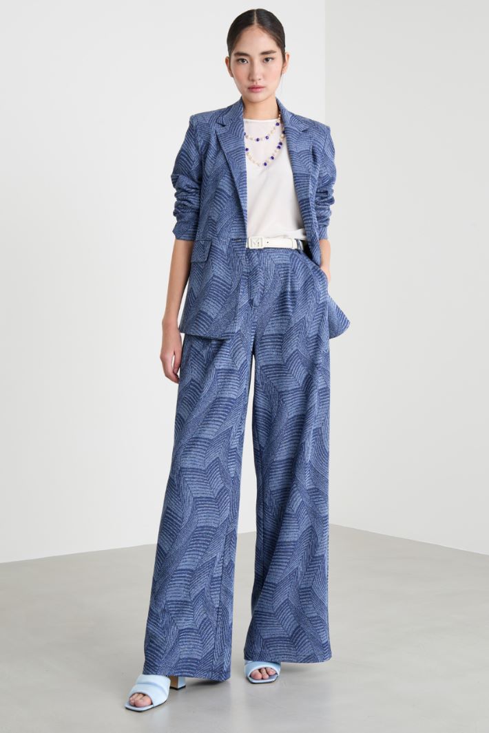 Jacquard blazer Intrend