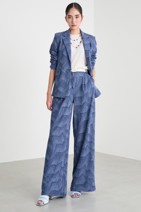 Jacquard blazer Intrend