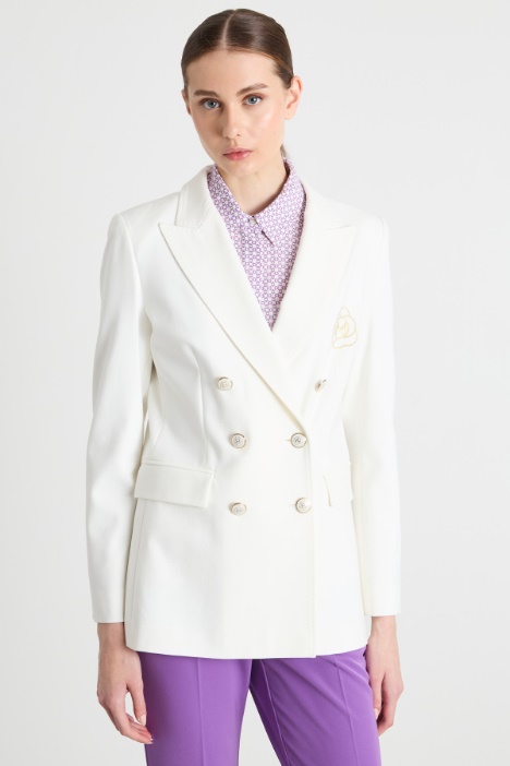 Fitted double-breasted blazer Intrend