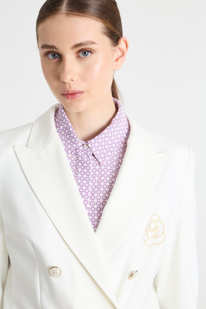 Fitted double-breasted blazer Intrend - 3