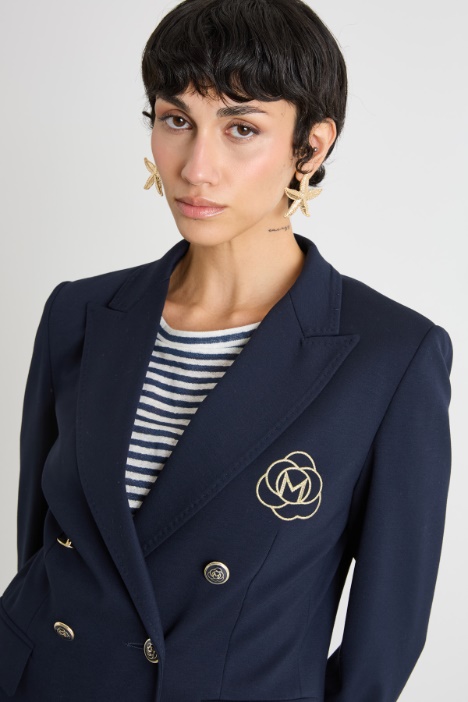 Blazer doppiopetto aderente