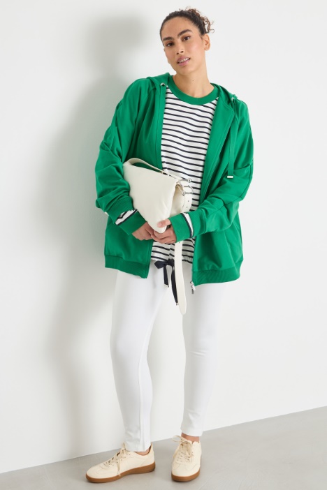 Stretch-Cotton Sweatshirt Intrend