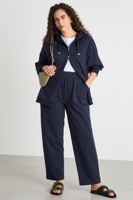 Stretch-Cotton Sweatshirt Intrend