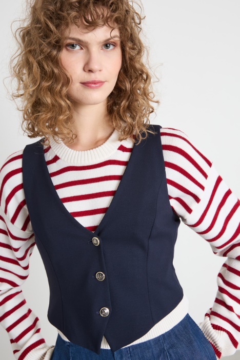 Gilet in jersey