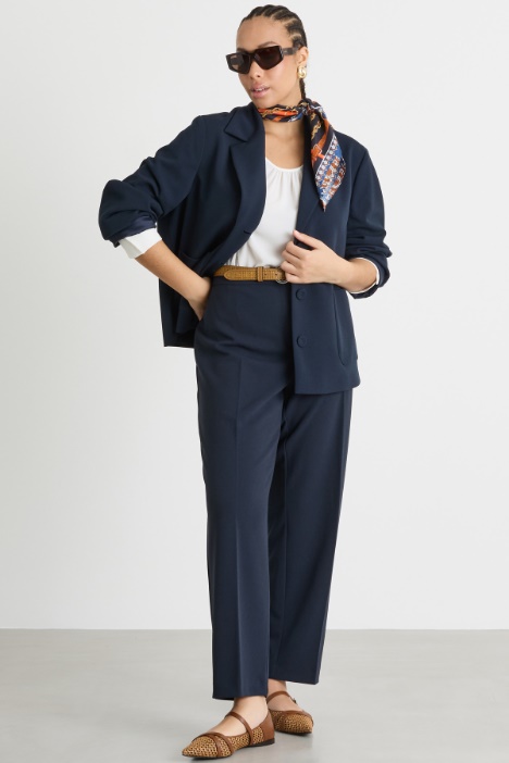 Boxy Blazer with Oversized Pockets Intrend