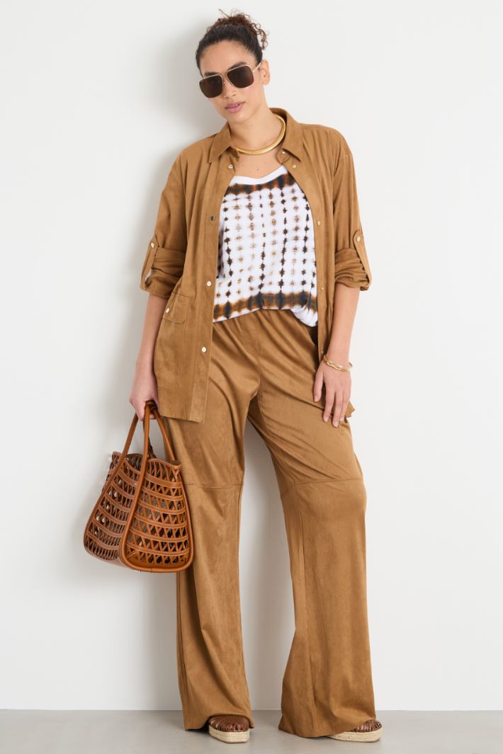 Jacket in velvet-finish fabric Intrend