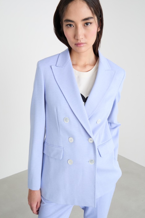 Blazer in jersey