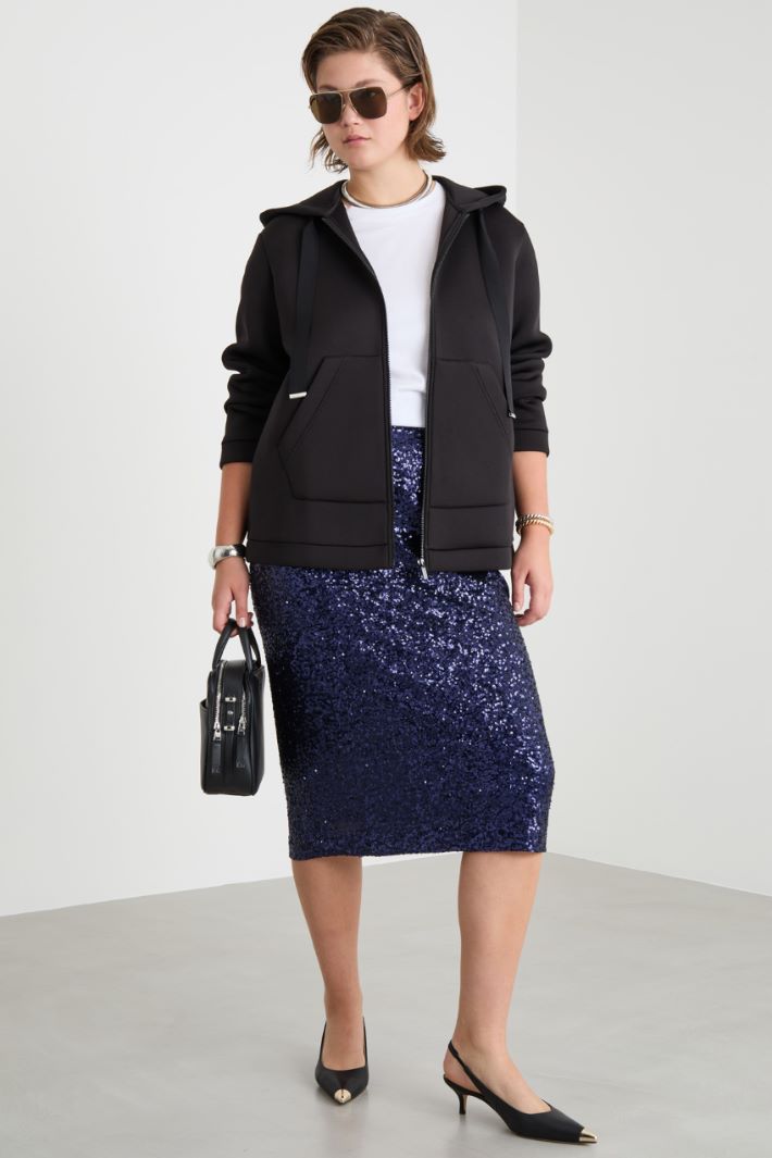 Zip-through hoodie Intrend