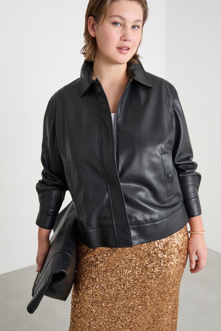 Coated fabric jacket Intrend - 2