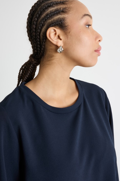 Felpa in jersey stretch