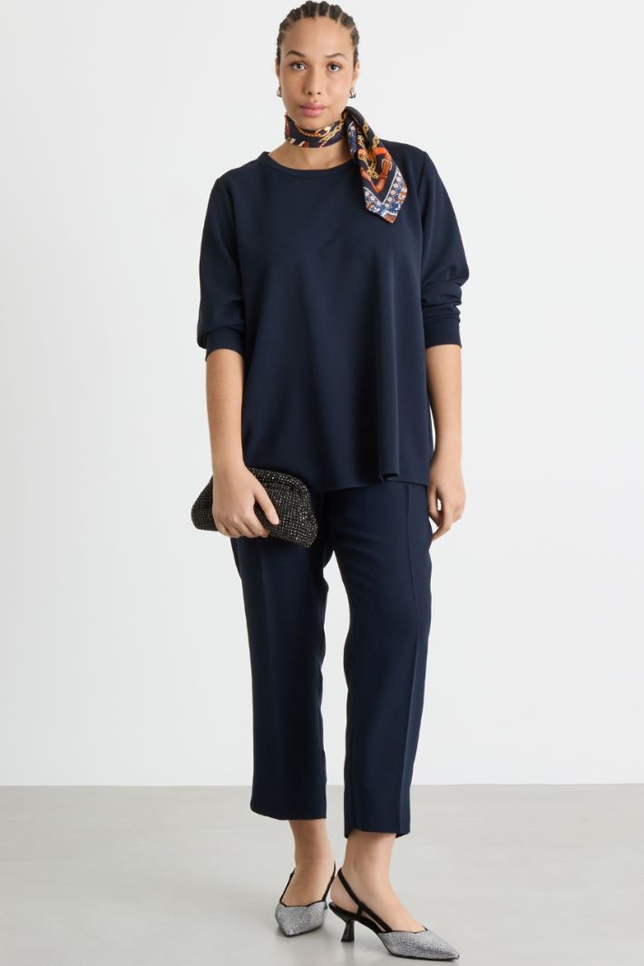 Felpa in jersey stretch Intrend