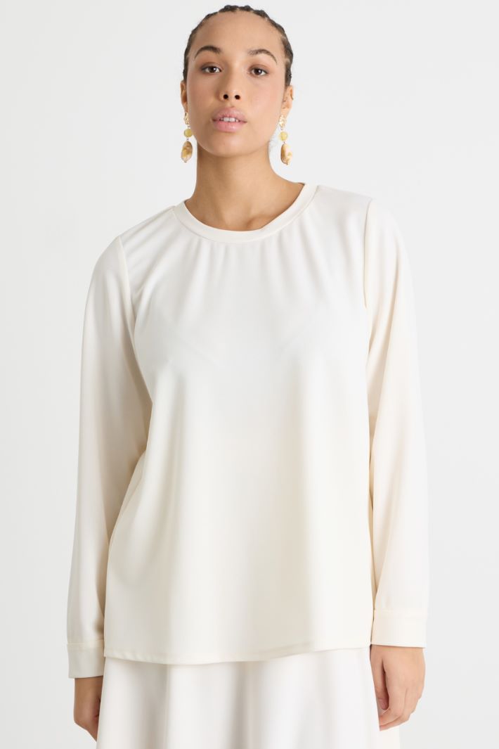 Felpa in jersey stretch Intrend - 2