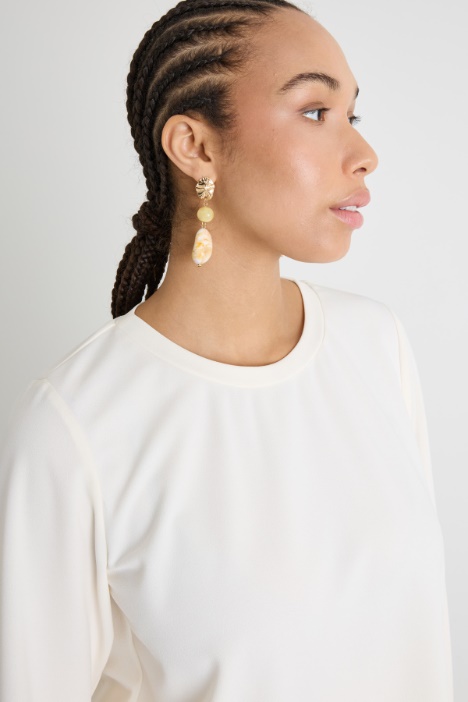 Felpa in jersey stretch