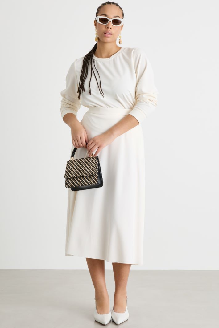 Felpa in jersey stretch Intrend