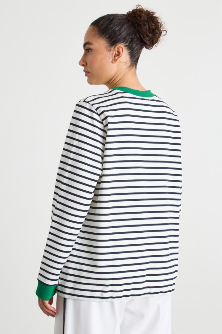 Drawstring-hem sweatshirt Intrend - 4
