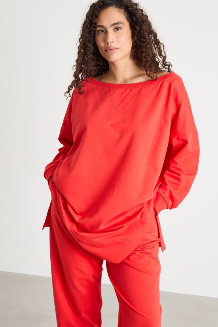 Sweatshirt with slits Intrend - 2