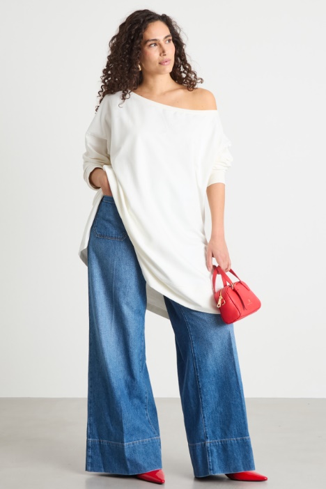 Sweatshirt with slits Intrend