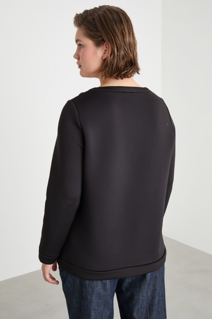 Rhinestone sweatshirt Intrend - 4