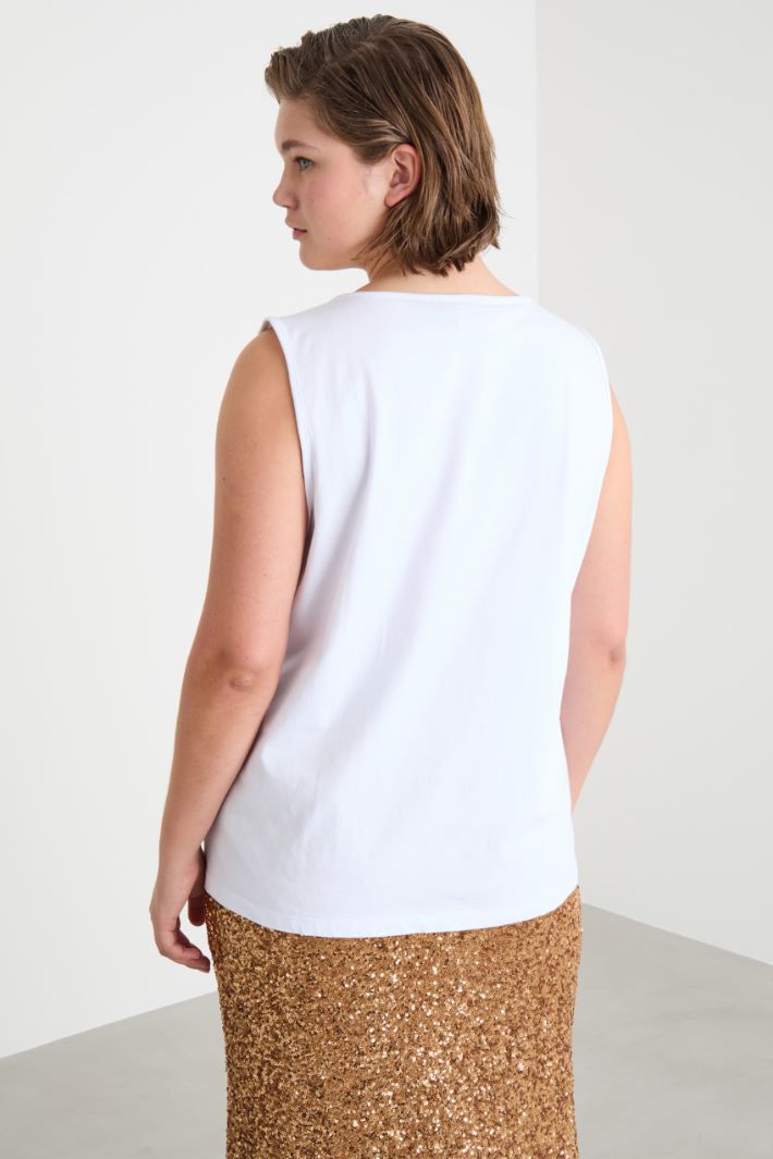 Stretch jersey vest Intrend - 4