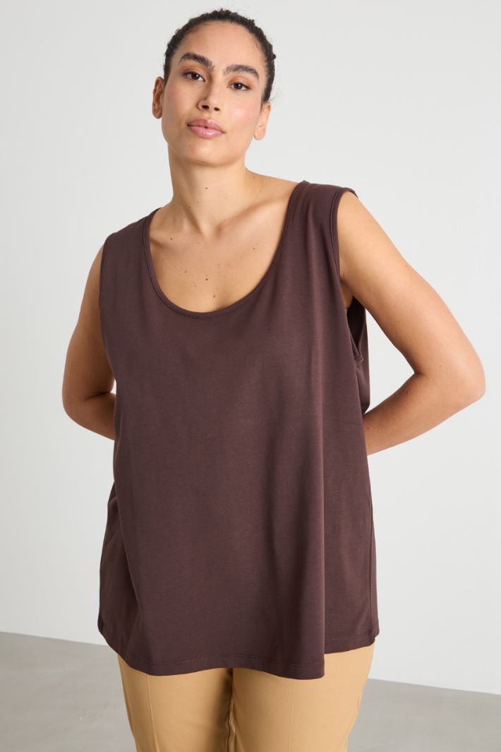 Stretch jersey vest Intrend - 2