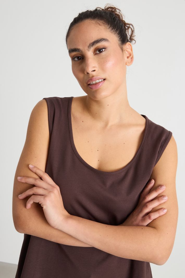 Stretch jersey vest Intrend - 3