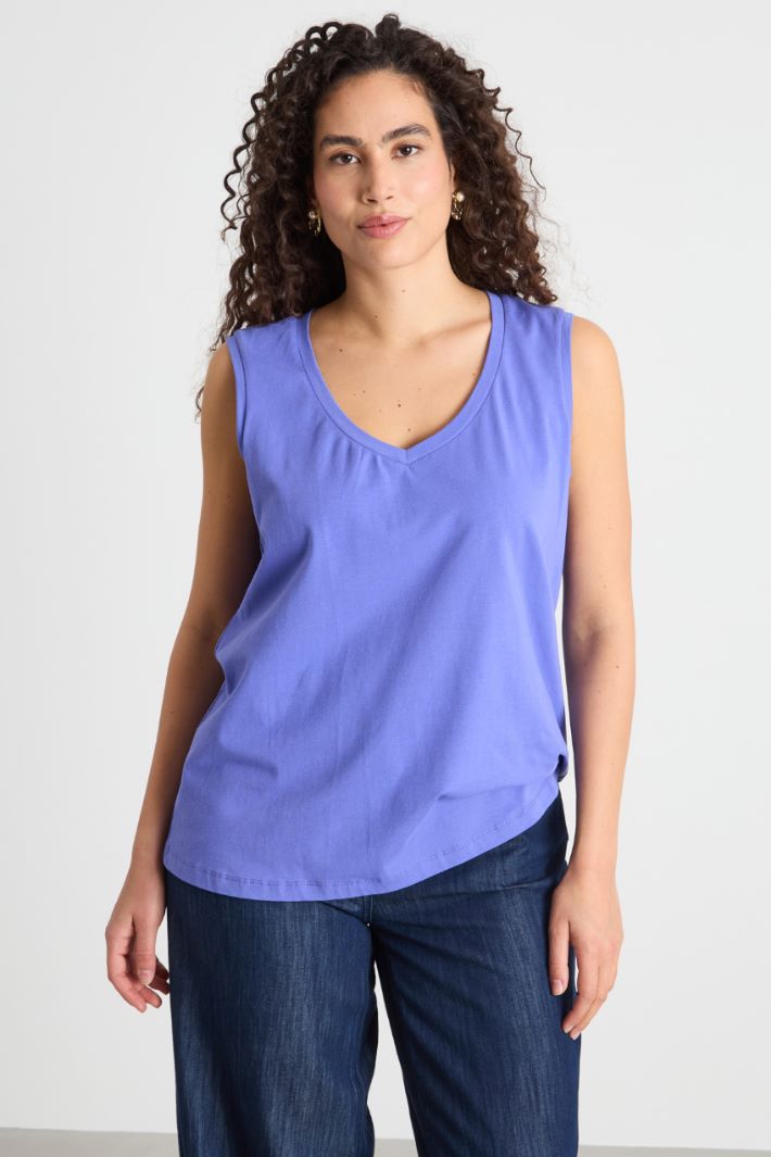 Relaxed-fit jersey vest top Intrend - 2