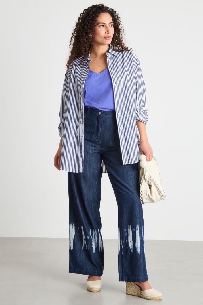 Relaxed-fit jersey vest top Intrend