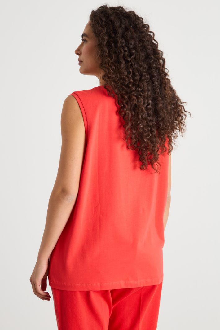 Relaxed-fit jersey vest top Intrend - 4