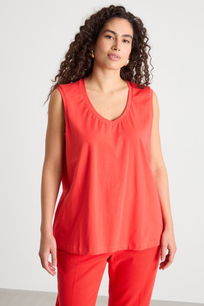 Relaxed-fit jersey vest top Intrend - 2