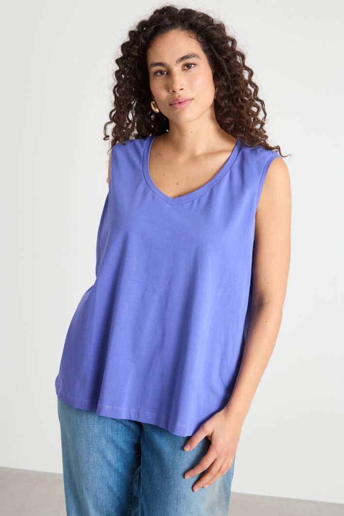 Relaxed-fit jersey vest top Intrend - 2