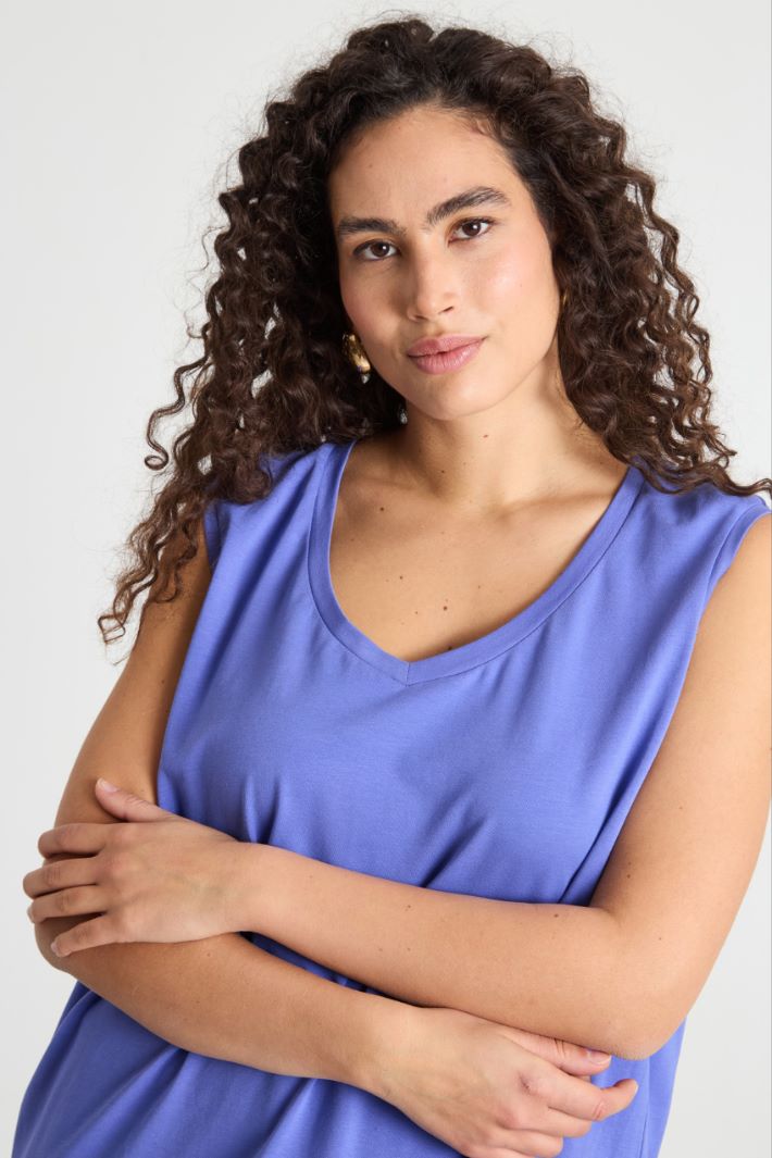 Relaxed-fit jersey vest top Intrend - 3