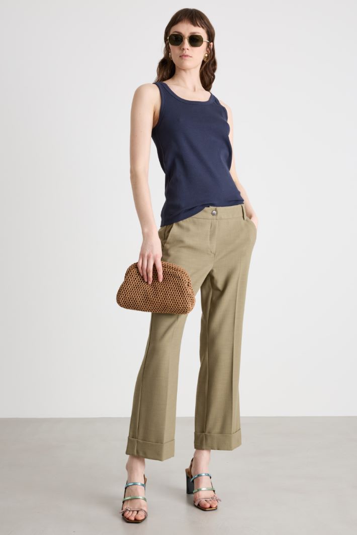 Stretch-jersey vest top Intrend