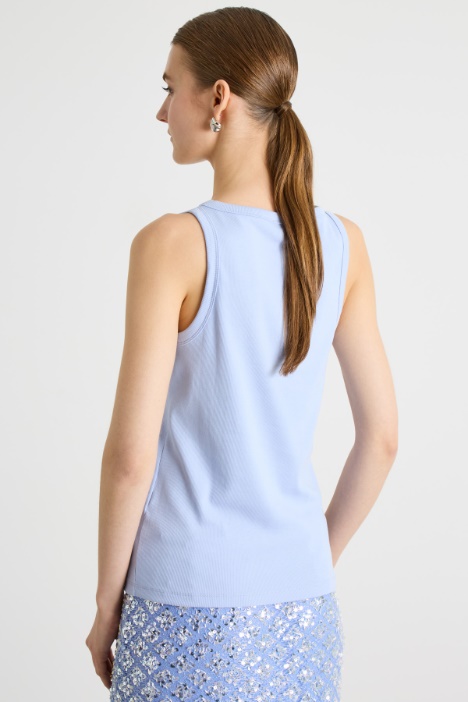 Canotta in jersey stretch