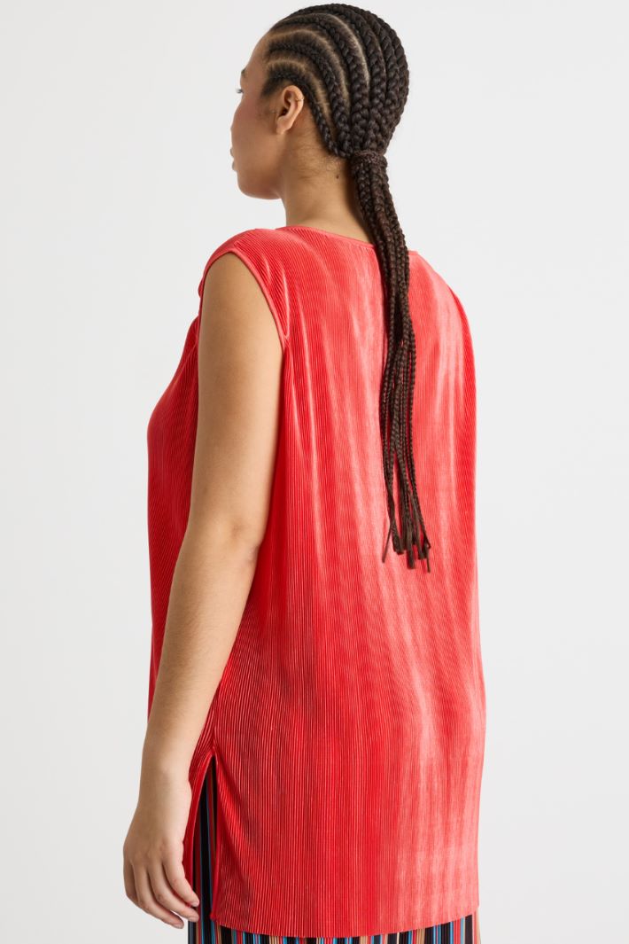 Top in jersey plissé Intrend - 4