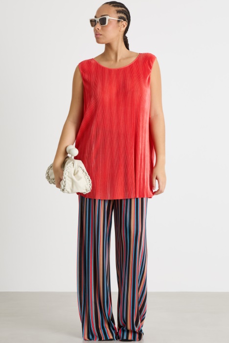 Top in jersey plissé Intrend