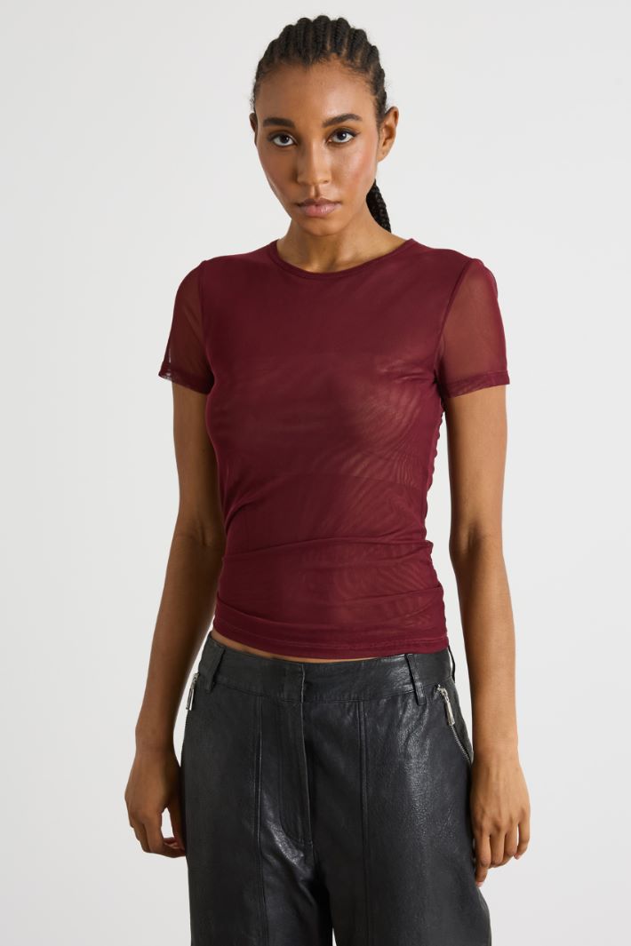 Stretch-tulle T-shirt Intrend - 2