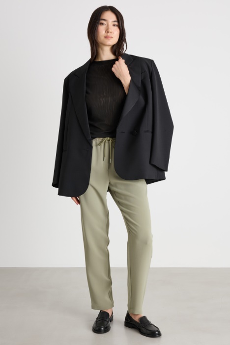 Stretch-tulle T-shirt Intrend