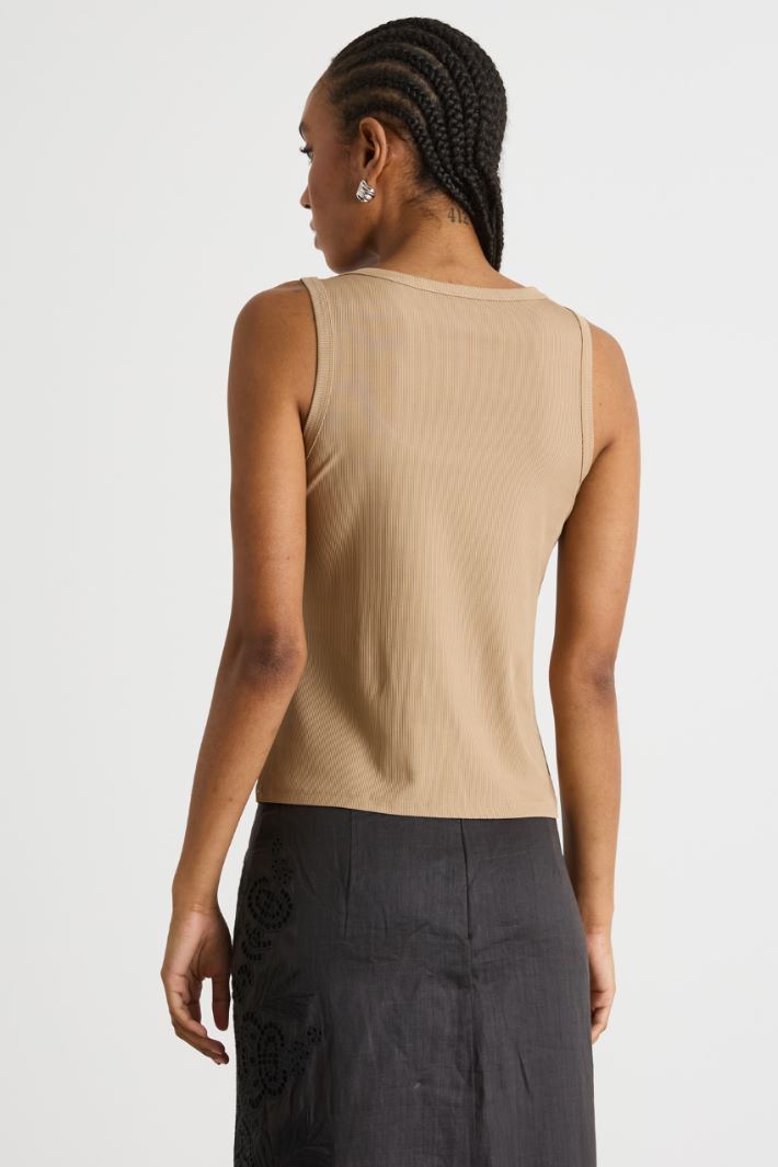 Jersey vest top Intrend - 4