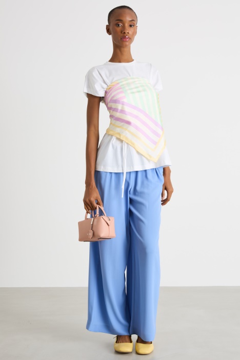 Bow-detail T-shirt Intrend