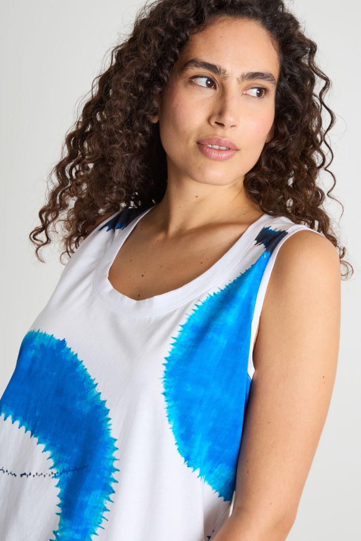 Tie-dye jersey vest Intrend - 3