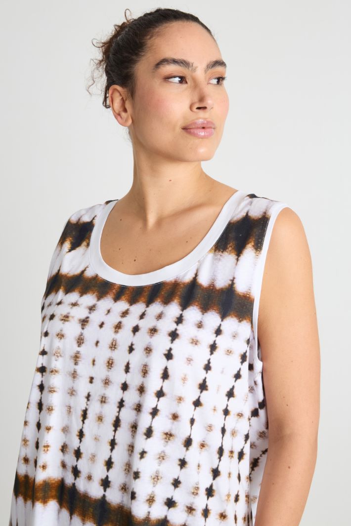 Tie-dye jersey vest Intrend - 3